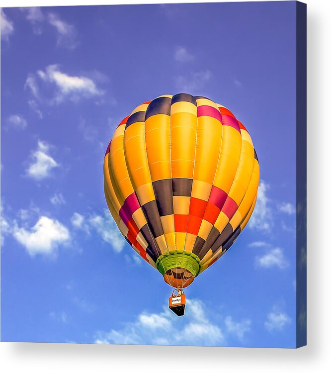 Aerial Acrylic Print featuring the photograph Full Of Hot Air by Traveler's Pics