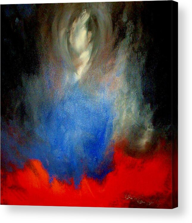 Ghost Acrylic Print featuring the painting Ghost by Lisa Kaiser