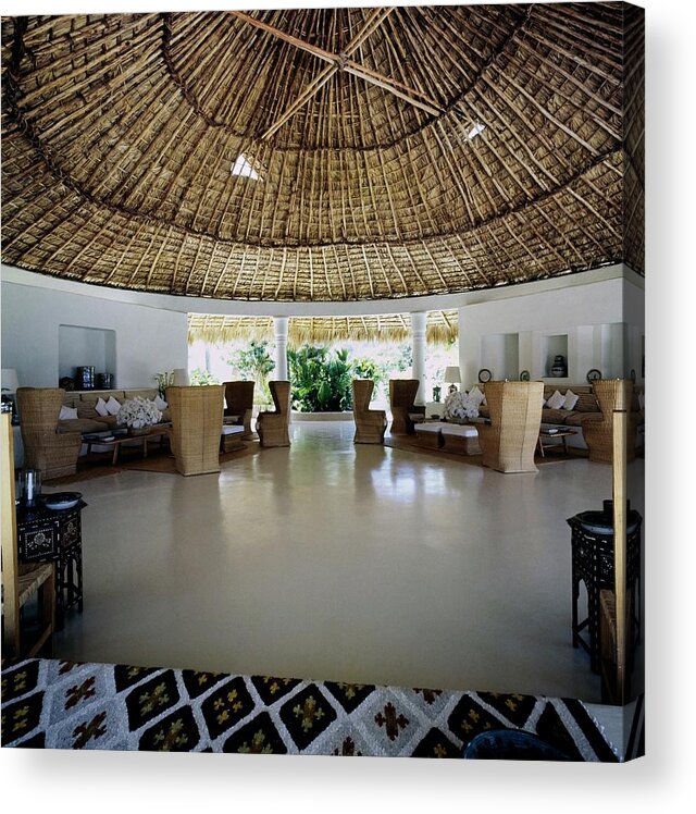 Architecture Acrylic Print featuring the photograph Guinness' Palapa by Horst P. Horst