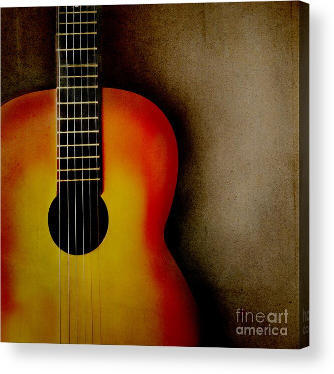 Music Acrylic Print featuring the photograph Guitar by Jelena Jovanovic