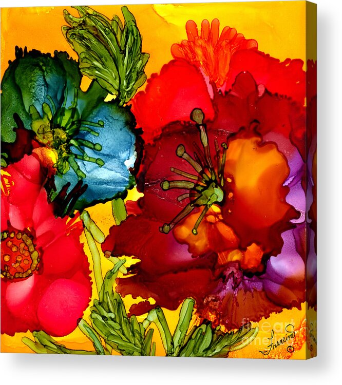 Color Acrylic Print featuring the painting Have Some Color Today by Francine Dufour Jones