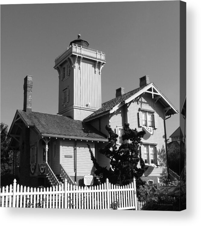 Hereford Inlet Lighthouse Acrylic Print featuring the photograph Hereford Inlet Lighthouse by Dark Whimsy