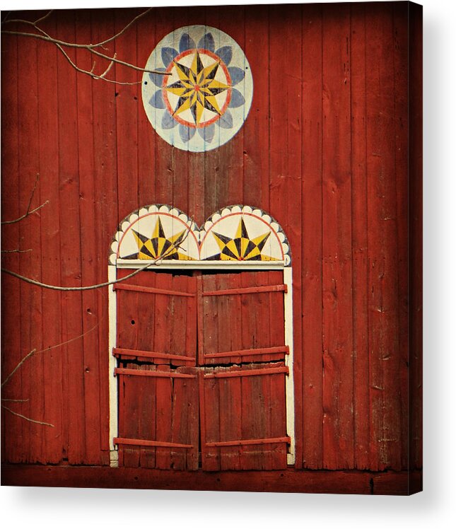 Hex Acrylic Print featuring the photograph Hex Barn by Dark Whimsy