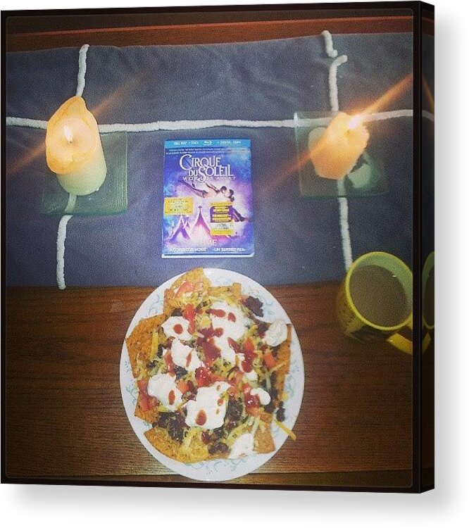  Acrylic Print featuring the photograph Homemade Delicious Nachos On Grilled by Michelle Knapp