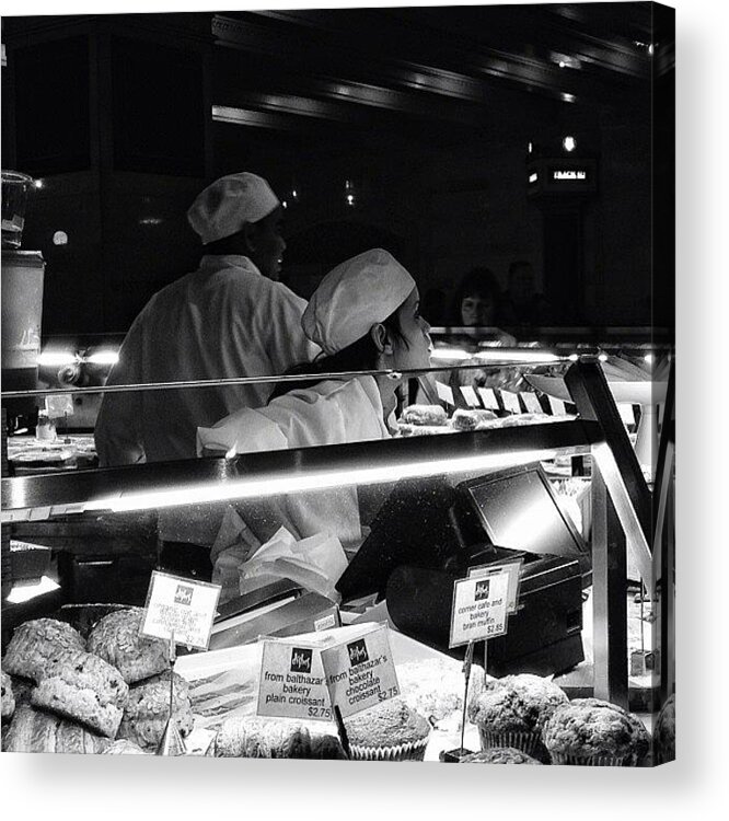 Igersnyc Acrylic Print featuring the photograph How May I Help You? - Ny by Joel Lopez