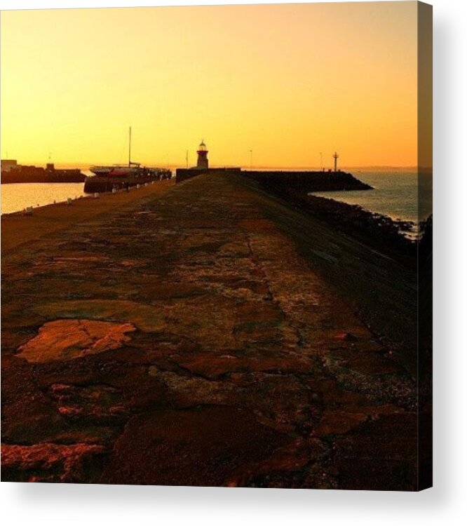  Acrylic Print featuring the photograph Howth Harbour Dublin by Greg Lee