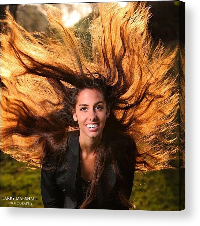  Acrylic Print featuring the photograph I Had An Opportunity To Shoot Dana by Larry Marshall