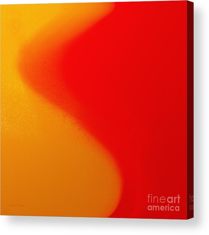 Andee Design Abstract Acrylic Print featuring the digital art Illusion 1 by Andee Design