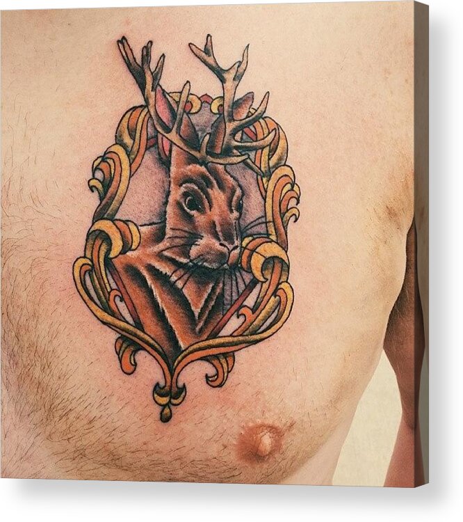 Jackalope tattoo by karatealiv -- Fur Affinity [dot] net
