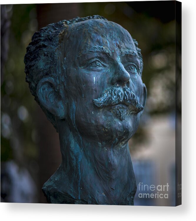 Andalucia Acrylic Print featuring the photograph Jose Marti Statue Cadiz Spain by Pablo Avanzini