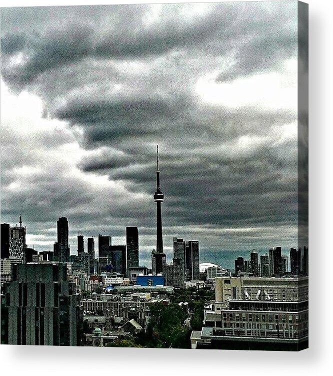 Toronto Acrylic Print featuring the photograph Just In Case You Haven't Looked Out by Niroja Tharmakulasingham