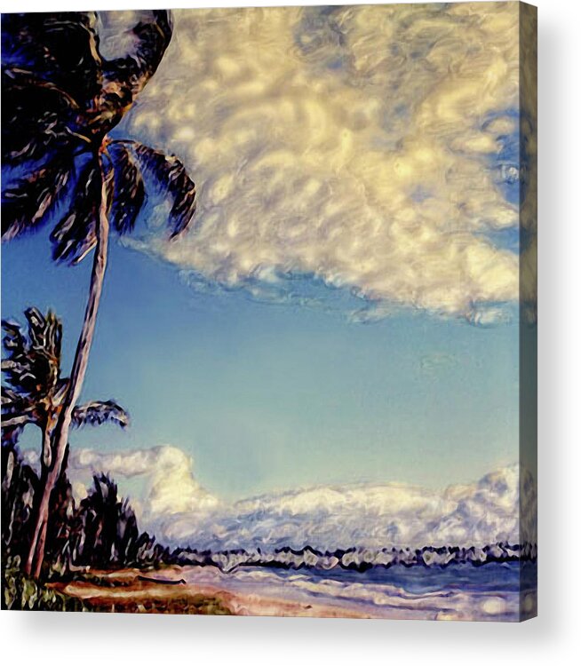 Beach Acrylic Print featuring the photograph Kailua Beach 1 by Paul Cutright