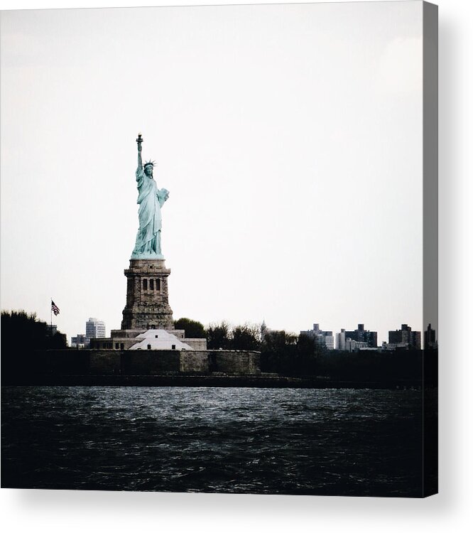 Statue Of Liberty Acrylic Print featuring the photograph Lady Libery by Natasha Marco