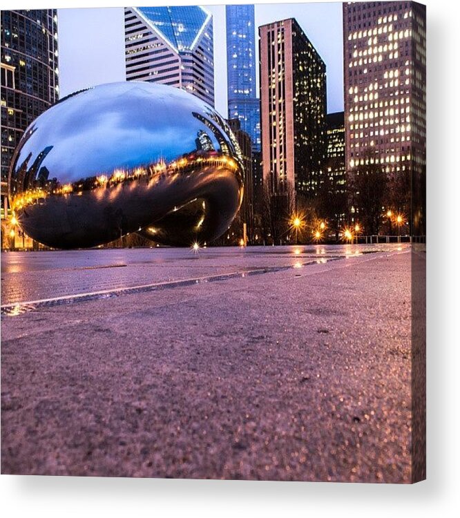 Thisischicago Acrylic Print featuring the photograph Last Bean by Graeme Curry