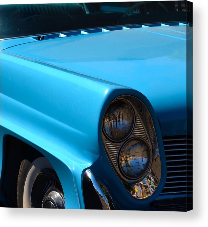 Blue Acrylic Print featuring the photograph Lights N Wheels by J C