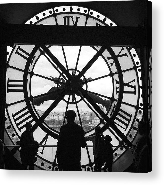 Paris Acrylic Print featuring the photograph Like Clockwork by Allan Piper