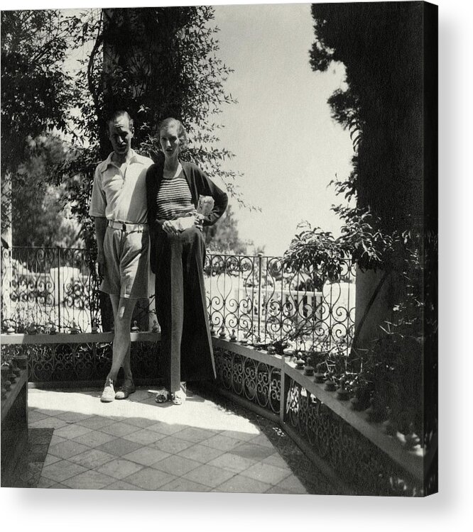 Tunisia Acrylic Print featuring the photograph Lord And Lady Brownlow In Tunisia by John McMullin