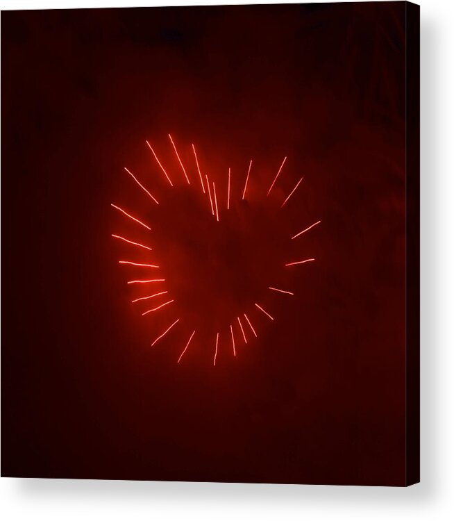 Love Acrylic Print featuring the photograph Love Explosion by Linda Mishler