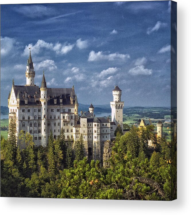 Neuschwanstein Acrylic Print featuring the photograph Magic Castle by Robert Fawcett