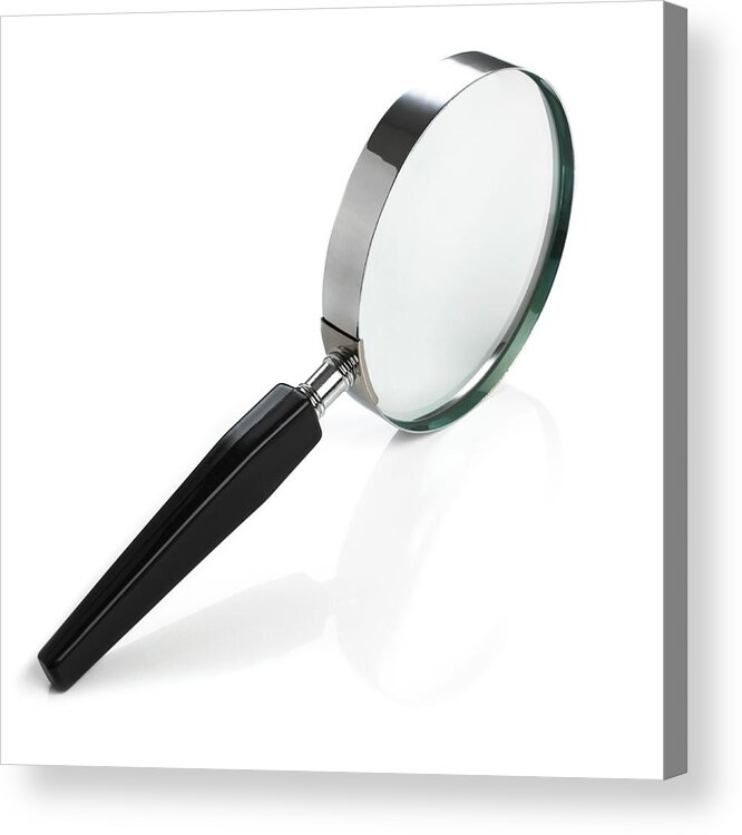 Magnifying Glass Acrylic Print featuring the photograph Magnifying Glass by Science Photo Library
