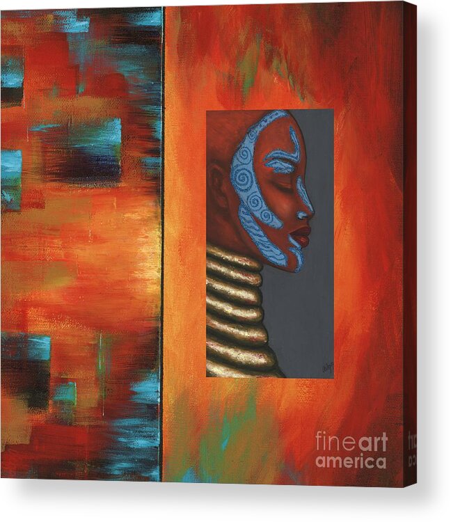  Acrylic Print featuring the painting Maybe It's Better This Way by Alga Washington