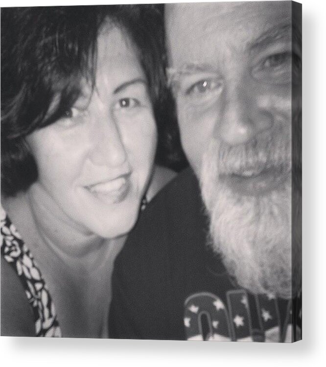  Acrylic Print featuring the photograph Me And My Hubs 25th by Robin Mead