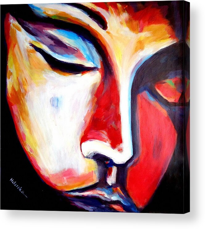 Art Acrylic Print featuring the painting Meditation by Helena Wierzbicki