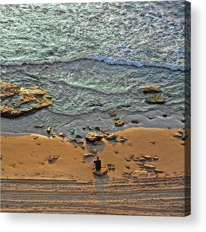 Israel Acrylic Print featuring the photograph Meditation by Ron Shoshani