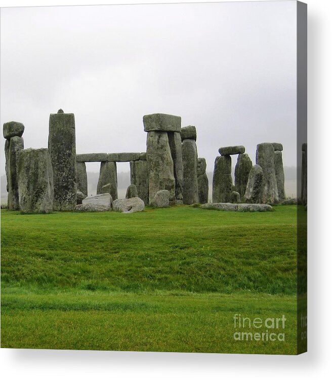 Stonehenge Acrylic Print featuring the photograph Mind The Dip by Denise Railey