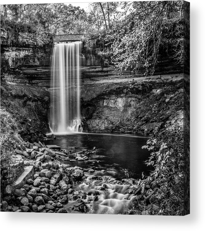 Minnehaha Acrylic Print featuring the photograph Minnehaha Falls by Paul Freidlund