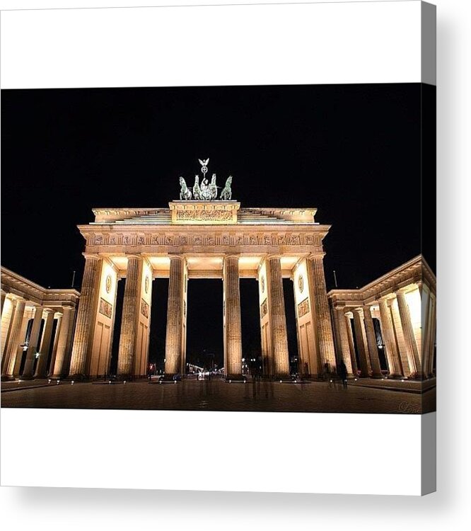  Acrylic Print featuring the photograph Mitten In Berlin by Leni Papilio