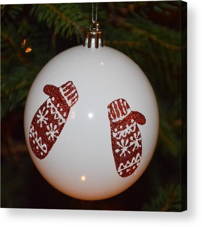 Somuchfun Acrylic Print featuring the photograph Mittens. by Eve Tamminen