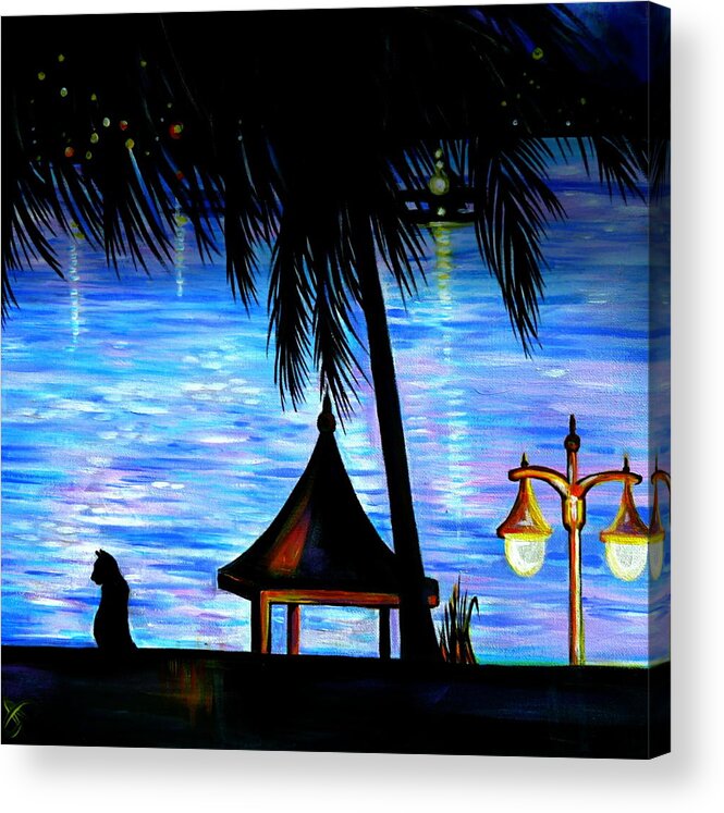 Magic Acrylic Print featuring the painting Montego Bay. Part Two by Anna Duyunova