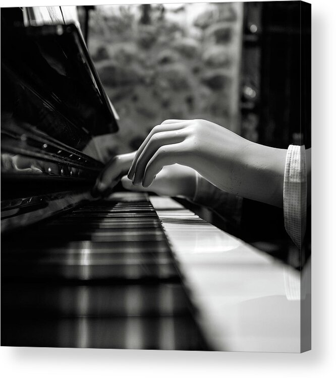 Mood Acrylic Print featuring the photograph More Music Please by Marco Antonio Cobo