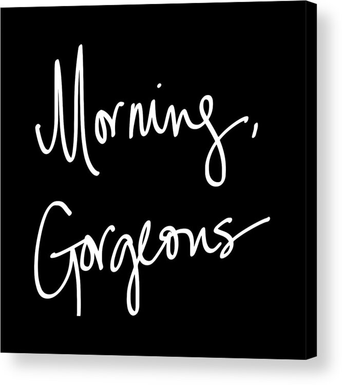 Morning Acrylic Print featuring the digital art Morning Gorgeous by South Social Studio