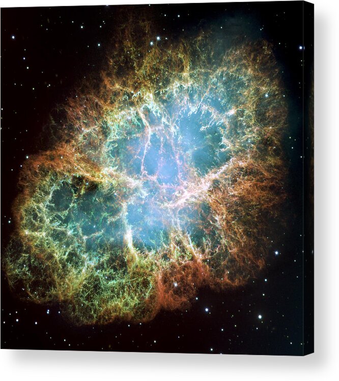 3scape Acrylic Print featuring the photograph Most detailed image of the Crab Nebula by Adam Romanowicz
