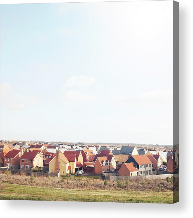 Cambridgeshire Acrylic Print featuring the photograph New Houses by Tim Robberts