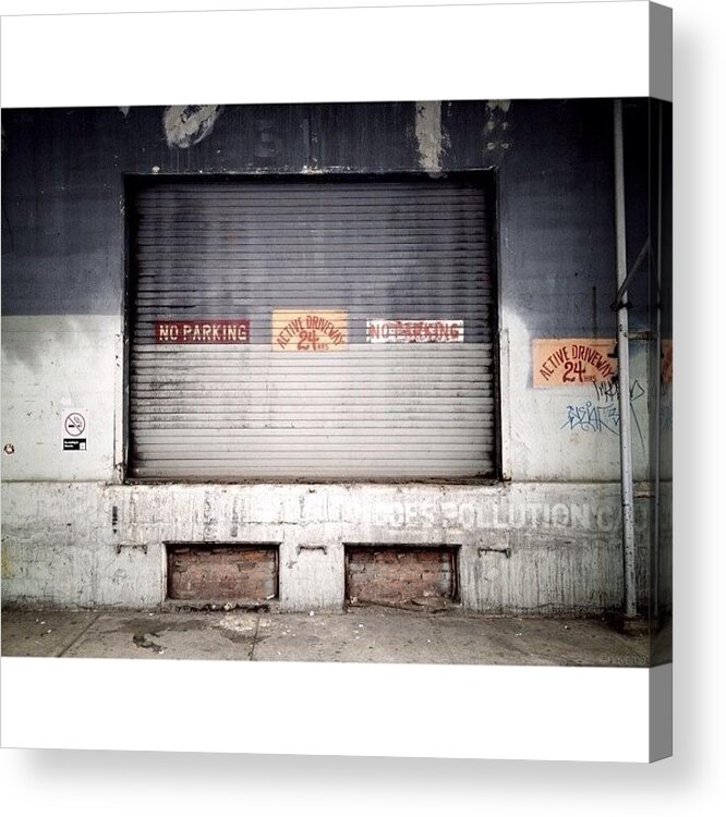 Navema Acrylic Print featuring the photograph No Parking by Natasha Marco