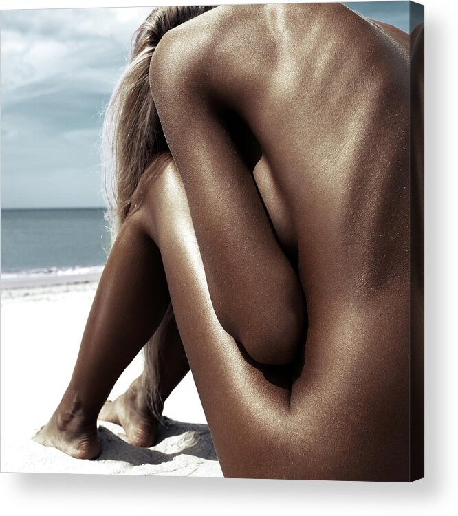 Fine Art Nude Acrylic Print featuring the photograph Nonpareil Realities by Paulius Stefanovicius