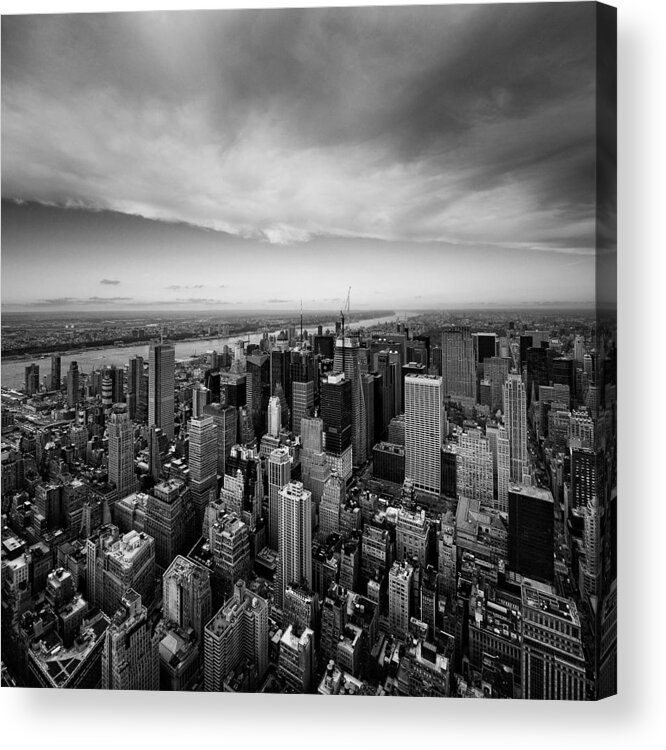 Nyc Acrylic Print featuring the photograph NYC Uptown by Nina Papiorek