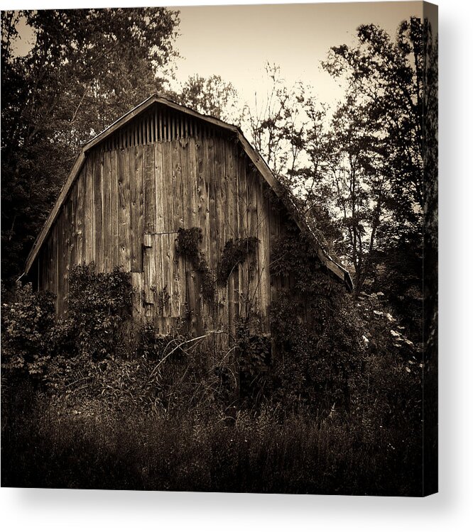 Architecture Acrylic Print featuring the photograph Old Barn 04 by Gordon Engebretson