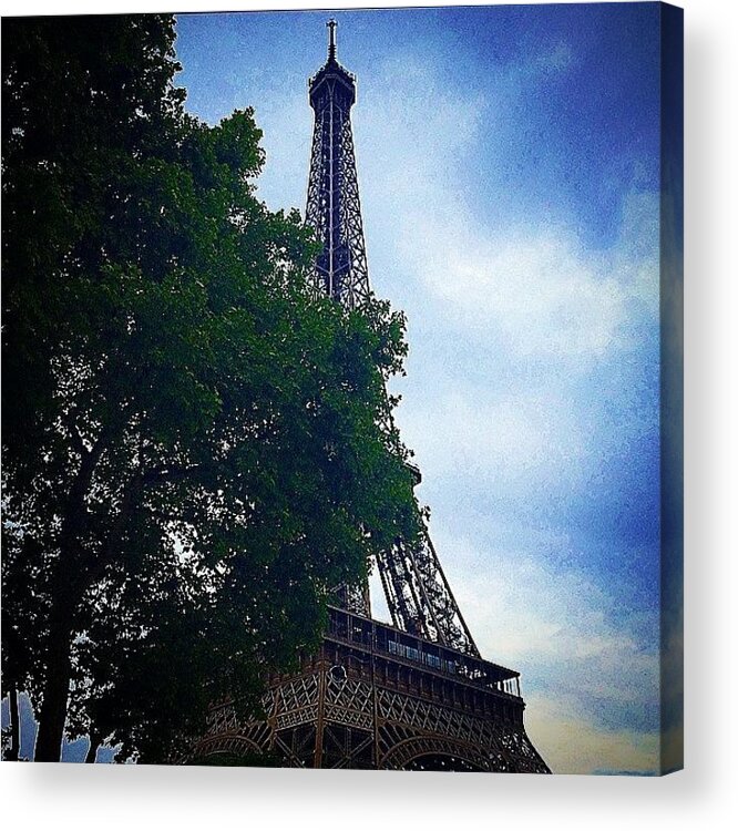 Eiffel Acrylic Print featuring the photograph La Tour Eiffel by Reed Alexander