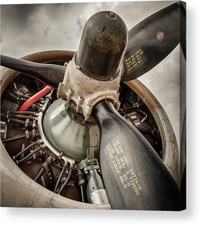 Props Acrylic Print featuring the photograph P-17 Prop by Mike Burgquist