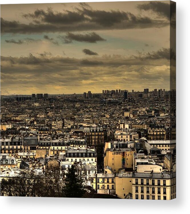 Paris Acrylic Print featuring the photograph Paris by Dini Papavasileiou