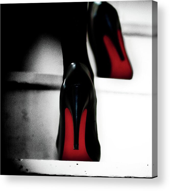 Shoes Acrylic Print featuring the photograph Paris Paris by Betina La Plante