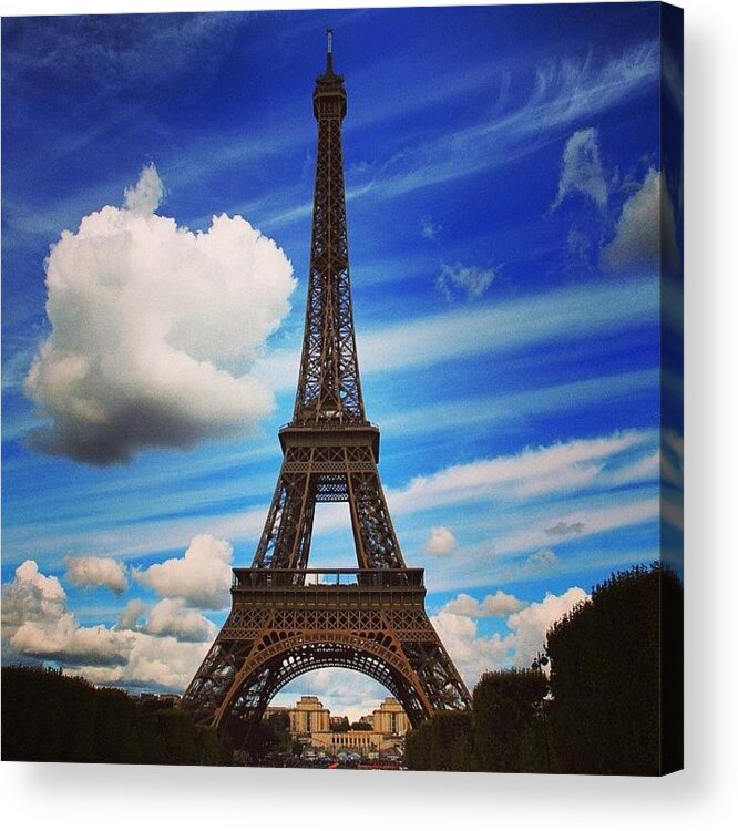 Igworldclub Acrylic Print featuring the photograph #paris #toureiffel #france by Luisa Azzolini