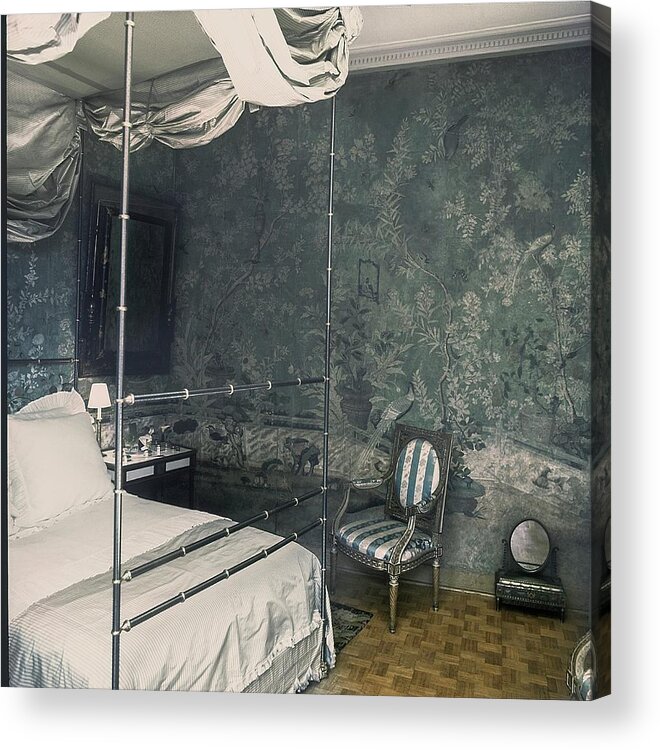 1960s Style Acrylic Print featuring the photograph Pauline De Rothschild's Bedroom by Horst P. Horst