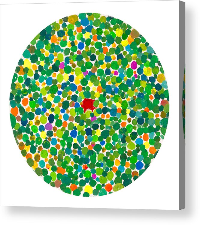 Peace Acrylic Print featuring the painting Peas On Earth by Bjorn Sjogren