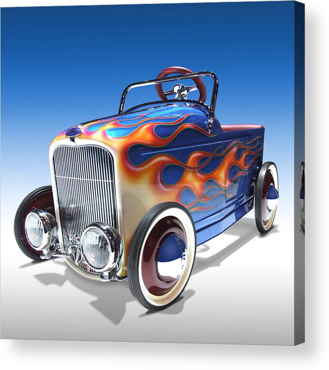 Peddle Car Acrylic Print featuring the photograph Peddle Car by Mike McGlothlen