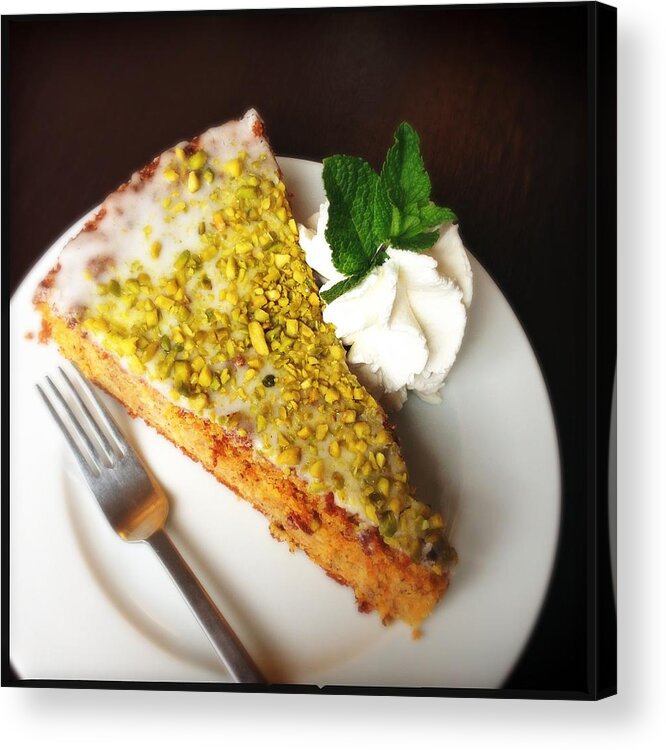 Cake Acrylic Print featuring the photograph Piece of carrot cake by Matthias Hauser